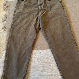 L.L. Bean Men's Relaxed Flannel Lined Jeans - Brown